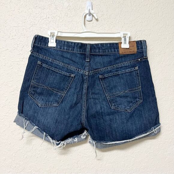 Lucky Brand The Boyfriend Denim Blue Shorts Size 4/27 Cuffed - Picture 3 of 7